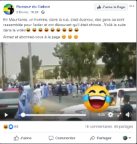 Non, cette vidéo ne montre pas des Mauritaniens fuyant à la vue d'un Chinois (…) 